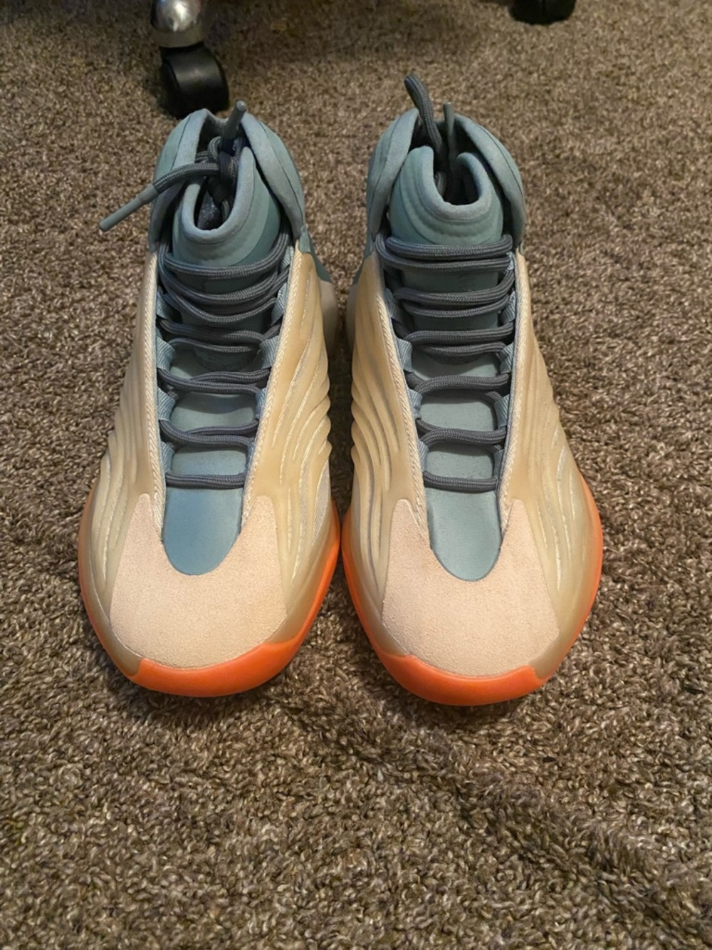 Yeezy Boost 700 V3 in Cream, Blue, and Orange